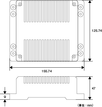 ゲートウエイ（GW-5013-S）外形図