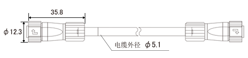 CB-X013- □□（防水电缆）外形图