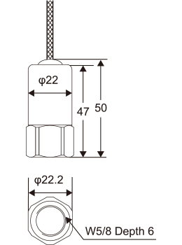 VP-420/VP-422 Drop-proof direct connection cable type