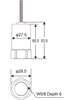 VP-421/VP-423 Drop-proof direct connection cable type