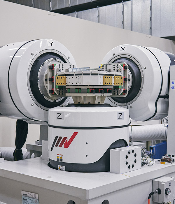 Photos of IMV's contract testing