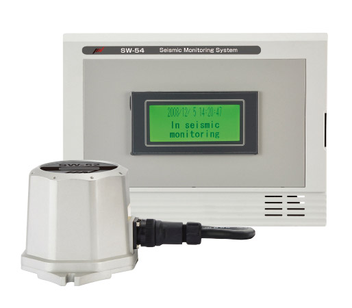 Seismic monitoring system with display (SW-54 & SW-52) - IMV CORPORATION